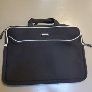 Black laptop computer neoprene bag- Mobile Edge